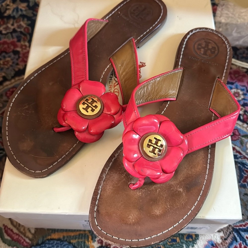 Pink Tory Burch sandals